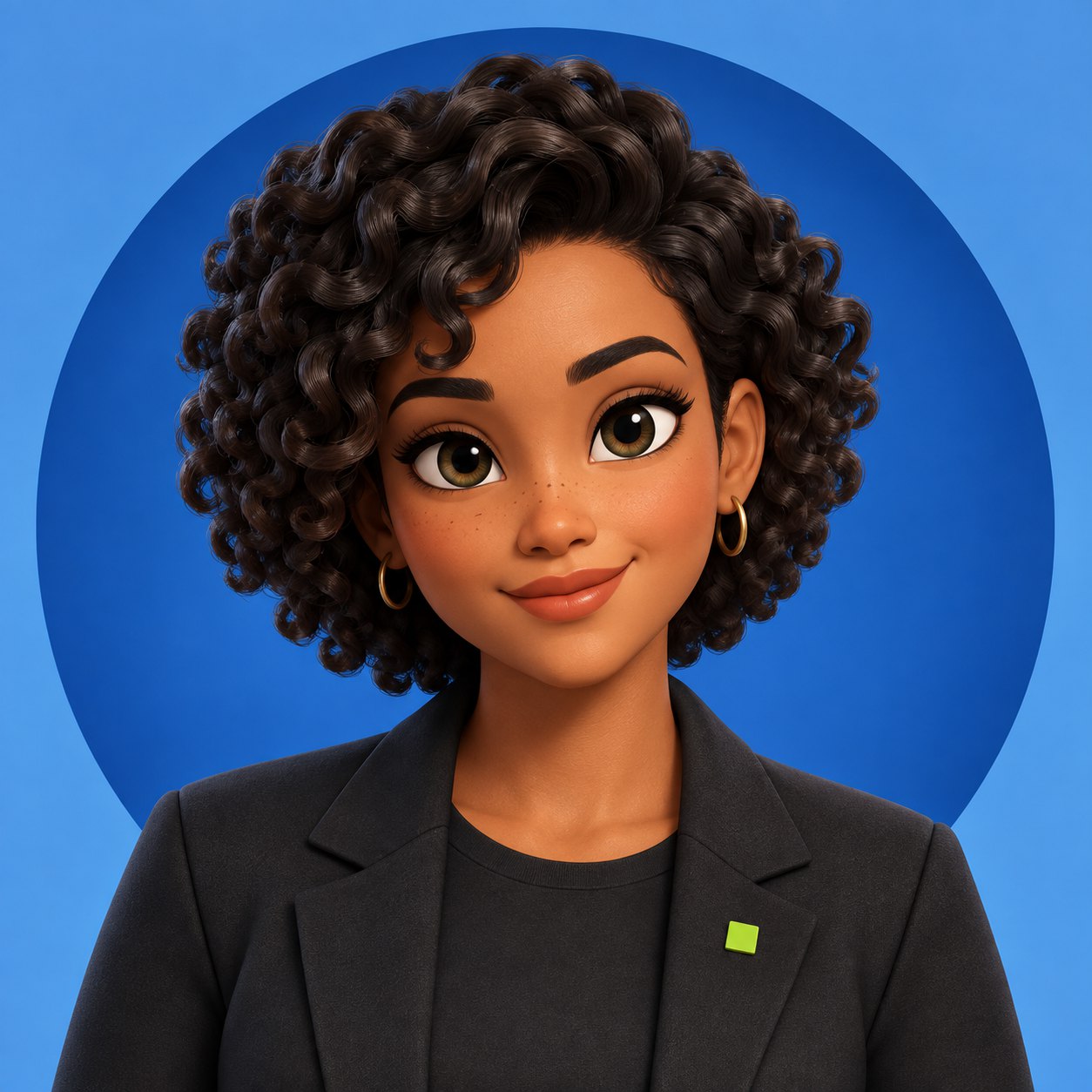 Marnie, illustrated AI enquiries specialist